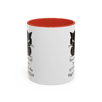 Kitten Me 2-Tone Coffee Mug