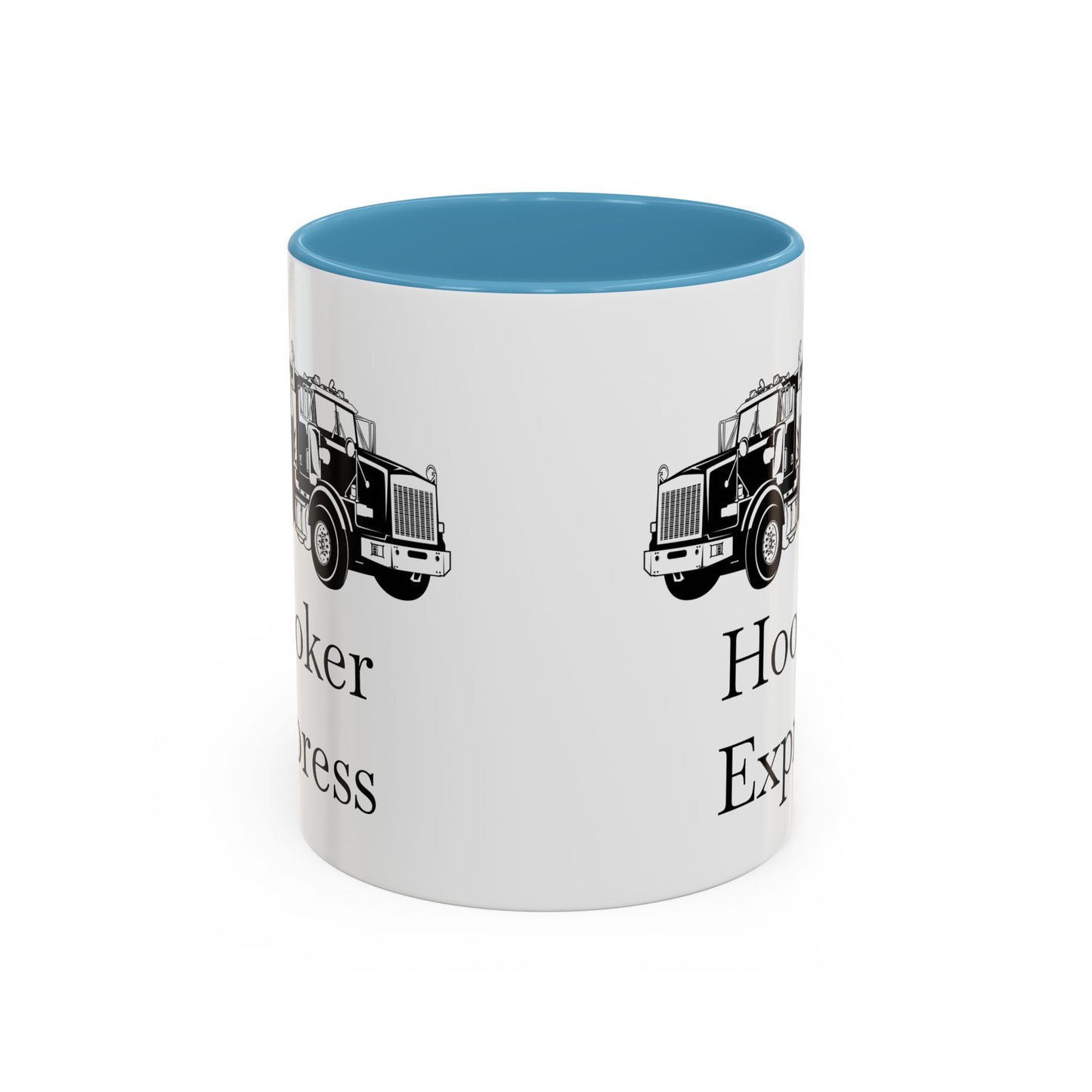 H**ker Express Heavy Tow Truck 2-Tone Coffee Mug