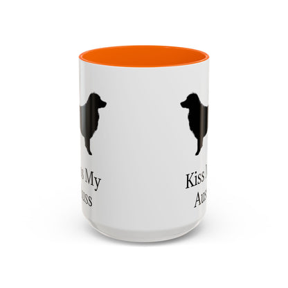 Kiss My Auss 2-Tone Coffee Mug