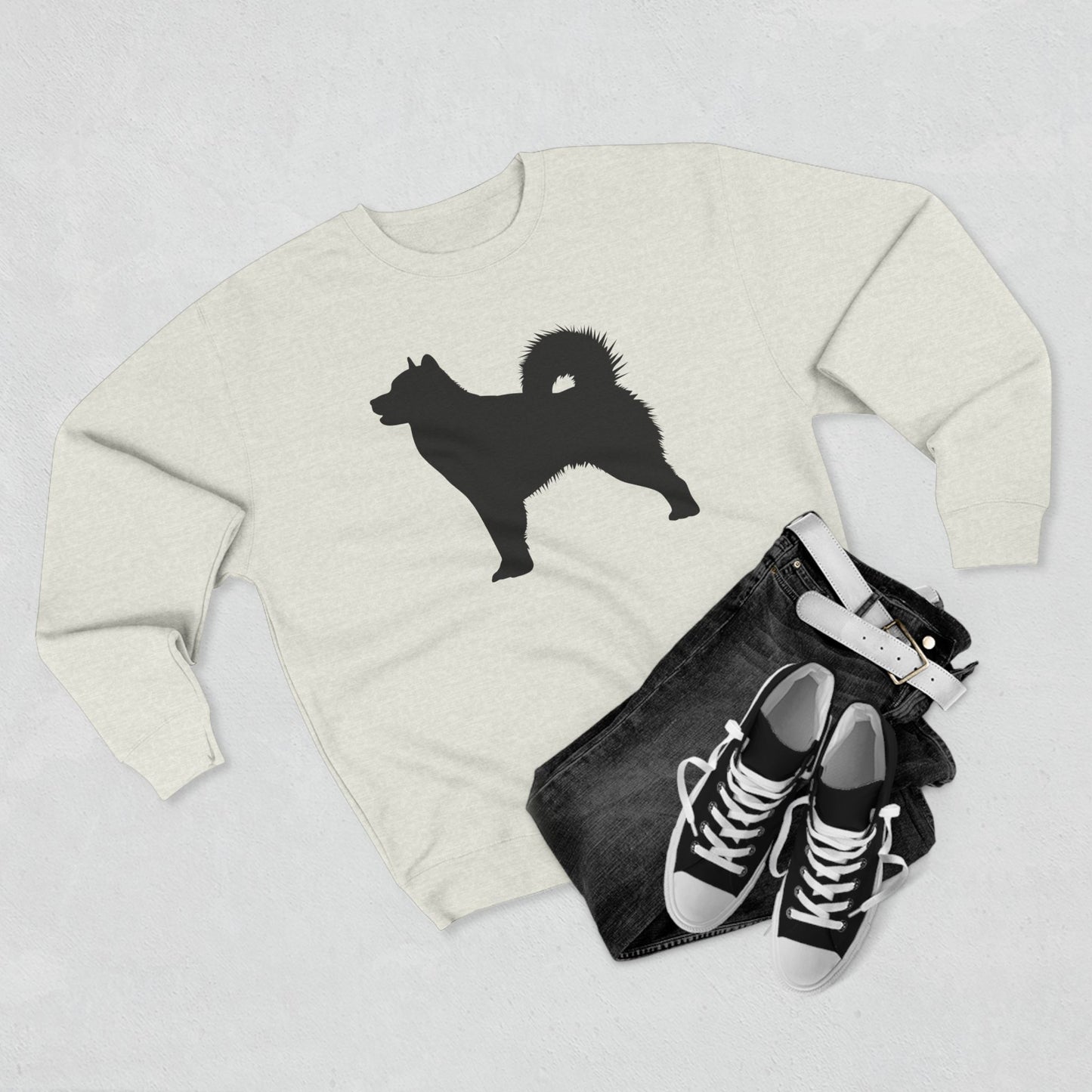 Malamute Silhouette Unisex Crewneck Sweatshirt