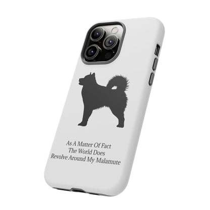 Matter Of Fact Malamute iPhone Case