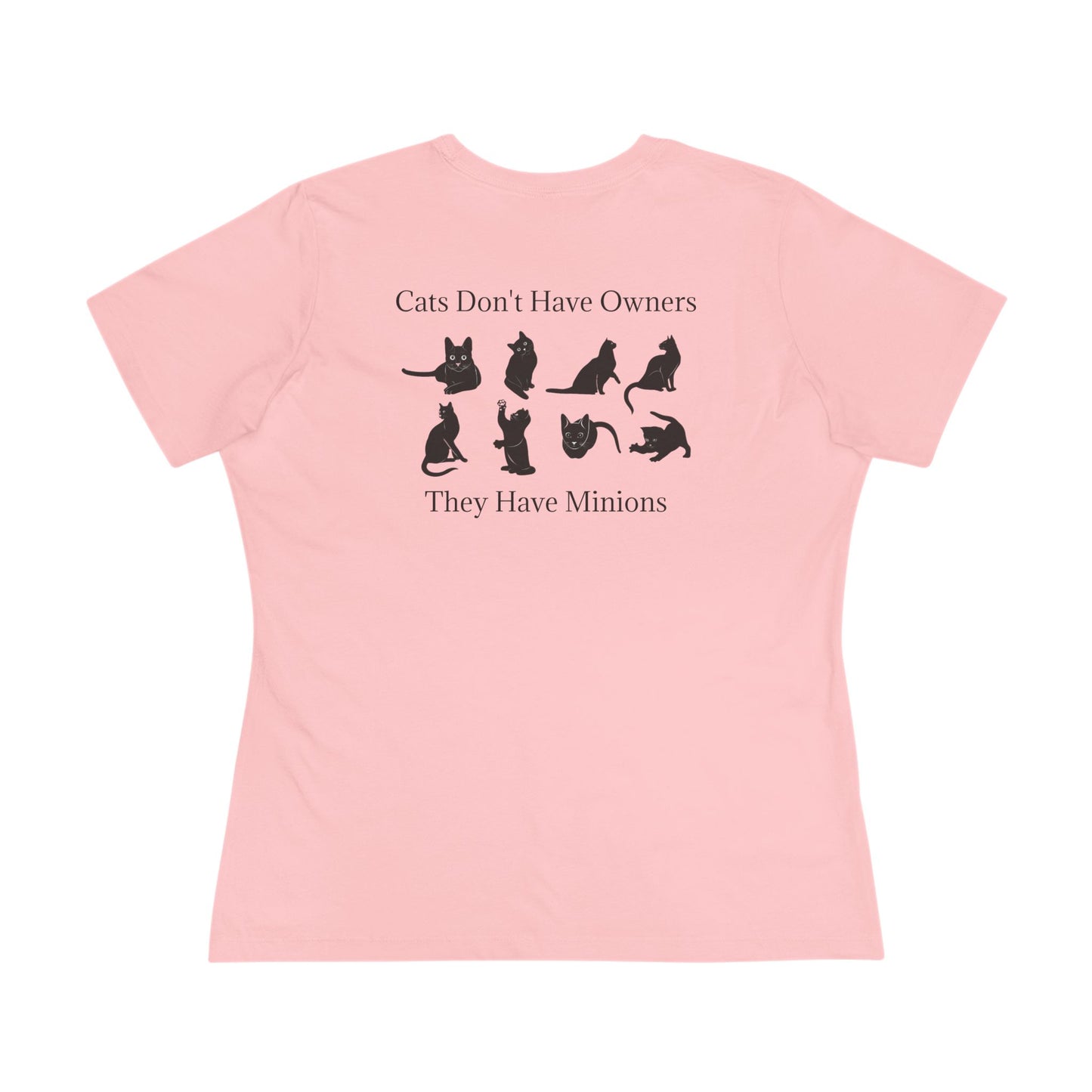 Cat Minions Women's Short Sleeve Crewneck Tee