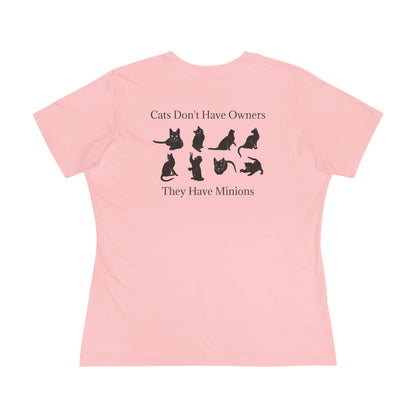 Cat Minions Women's Short Sleeve Crewneck Tee
