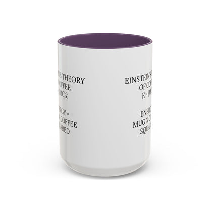 Einstein's Theory Of Coffee 2-Tone Coffee Mug