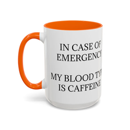 Blood Type 2-Tone Coffee Mug