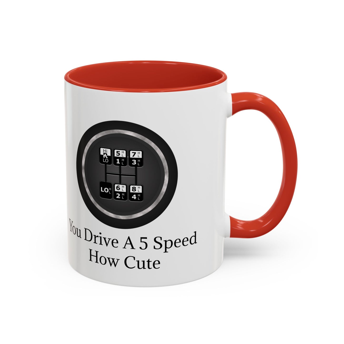 5 Speed How Cute 2-Tone Coffee Mug