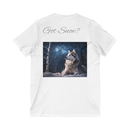 Got Snow? Unisex Short Sleeve V-Neck Tee