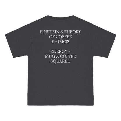 Einstein's Theory Of Coffee Men's Short-Sleeve Crewneck Tee