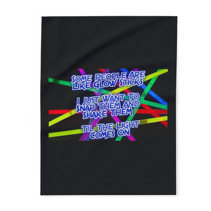 Glow Sticks Arctic Fleece Blanket
