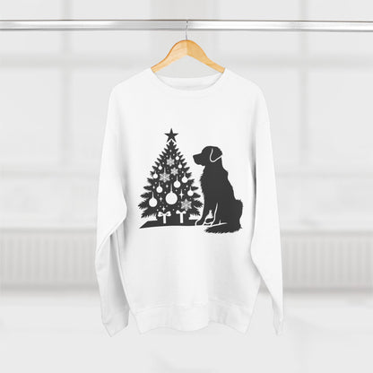 Golden Christmas Tree Unisex Crewneck Sweatshirt