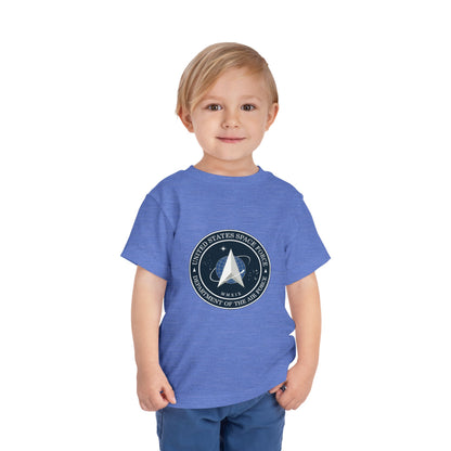 US Space Force Toddler Unisex Short Sleeve Crewneck Tee