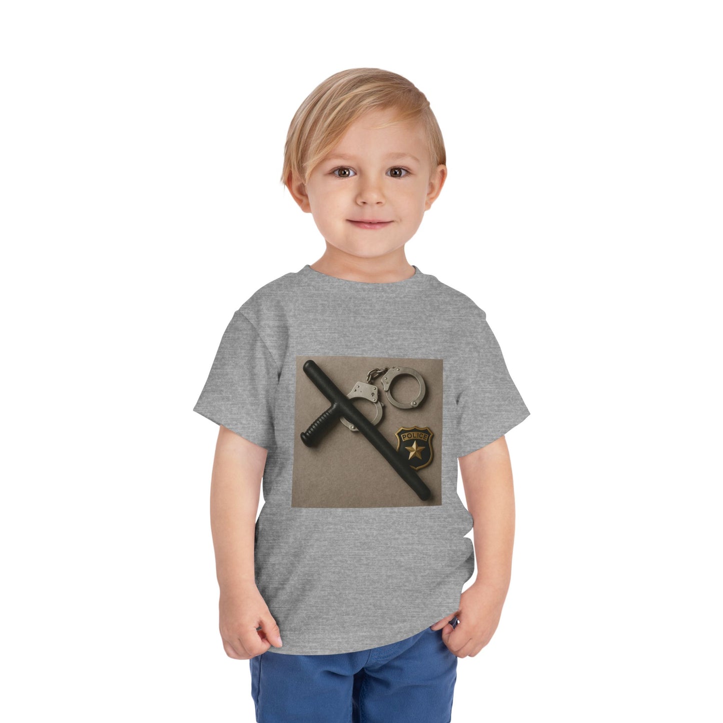 Law Enforcement Appreciation Toddler Unisex Short Sleeve Crewneck Tee