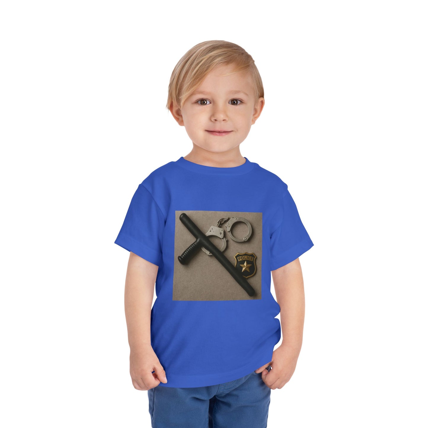 Law Enforcement Appreciation Toddler Unisex Short Sleeve Crewneck Tee