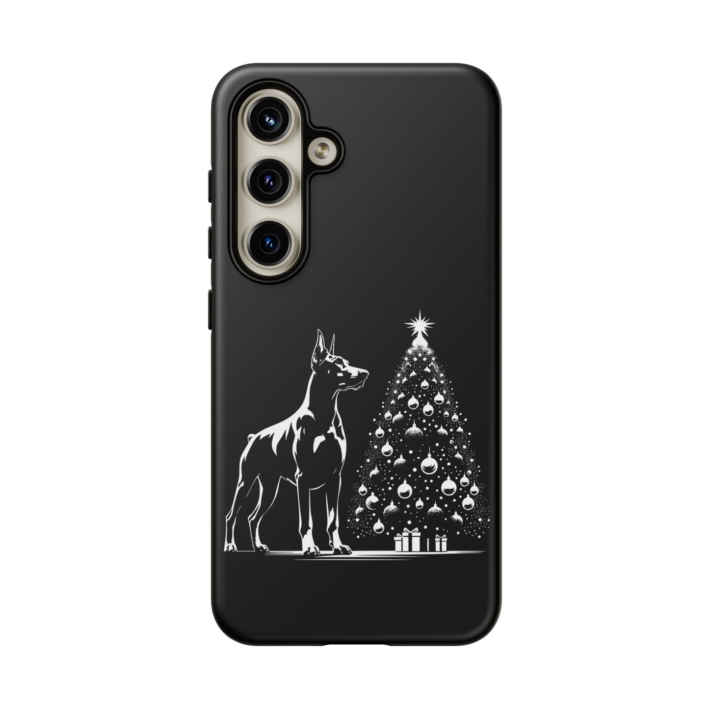 Doberman Christmas Tree Samsung Case