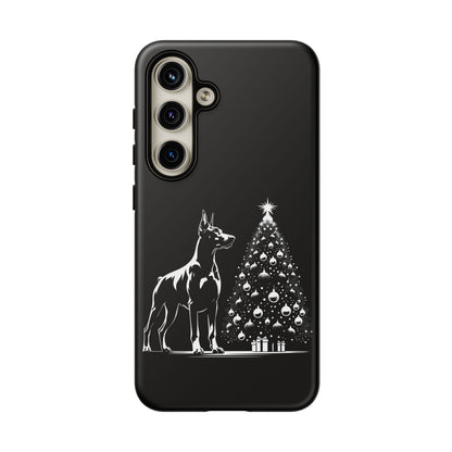 Doberman Christmas Tree Samsung Case