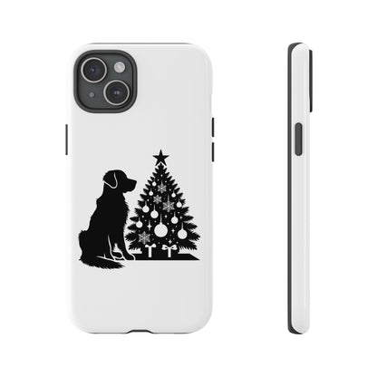 Golden Christmas Tree iPhone Case