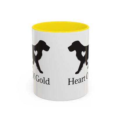 Heart Of Gold 2-Tone Coffee Mug