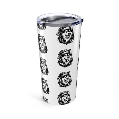 Santa Paws Malamute Tumbler