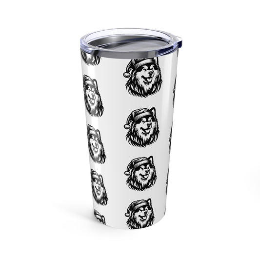 Santa Paws Malamute Tumbler