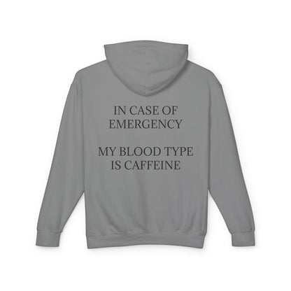 Blood Type Unisex Lightweight Hoodie