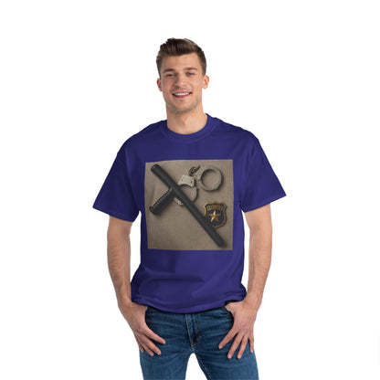 Law Enforcement Appreciation Men's Short-Sleeve Crewneck Tee