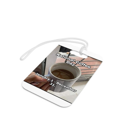 National Coffee Day Luggage Tag