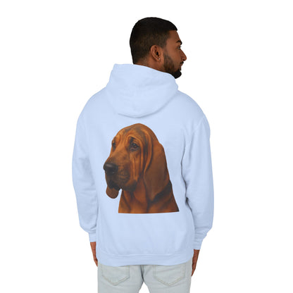 Bloodhound Head Unisex Lightweight Hoodie