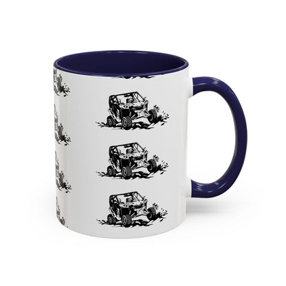Slingin' Mud Side By Side 2-Tone Coffee Mug