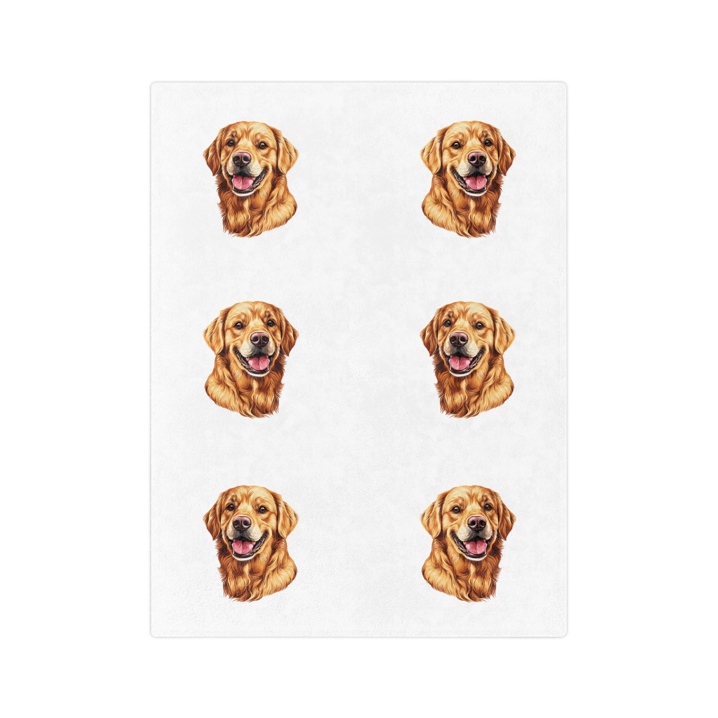 Golden Head Velveteen Microfiber Blanket