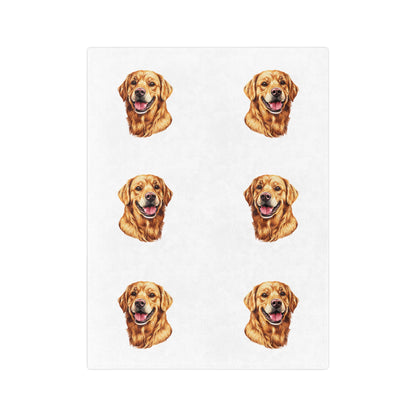 Golden Head Velveteen Microfiber Blanket