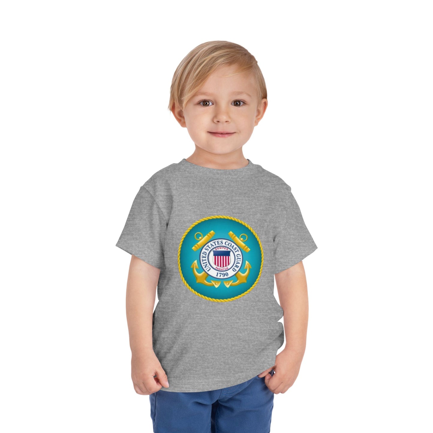 US Coast Guard Toddler Unisex Short Sleeve Crewneck Tee