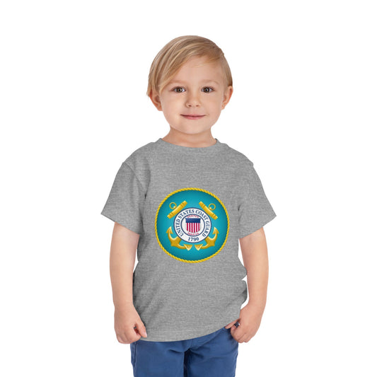 US Coast Guard Toddler Unisex Short Sleeve Crewneck Tee