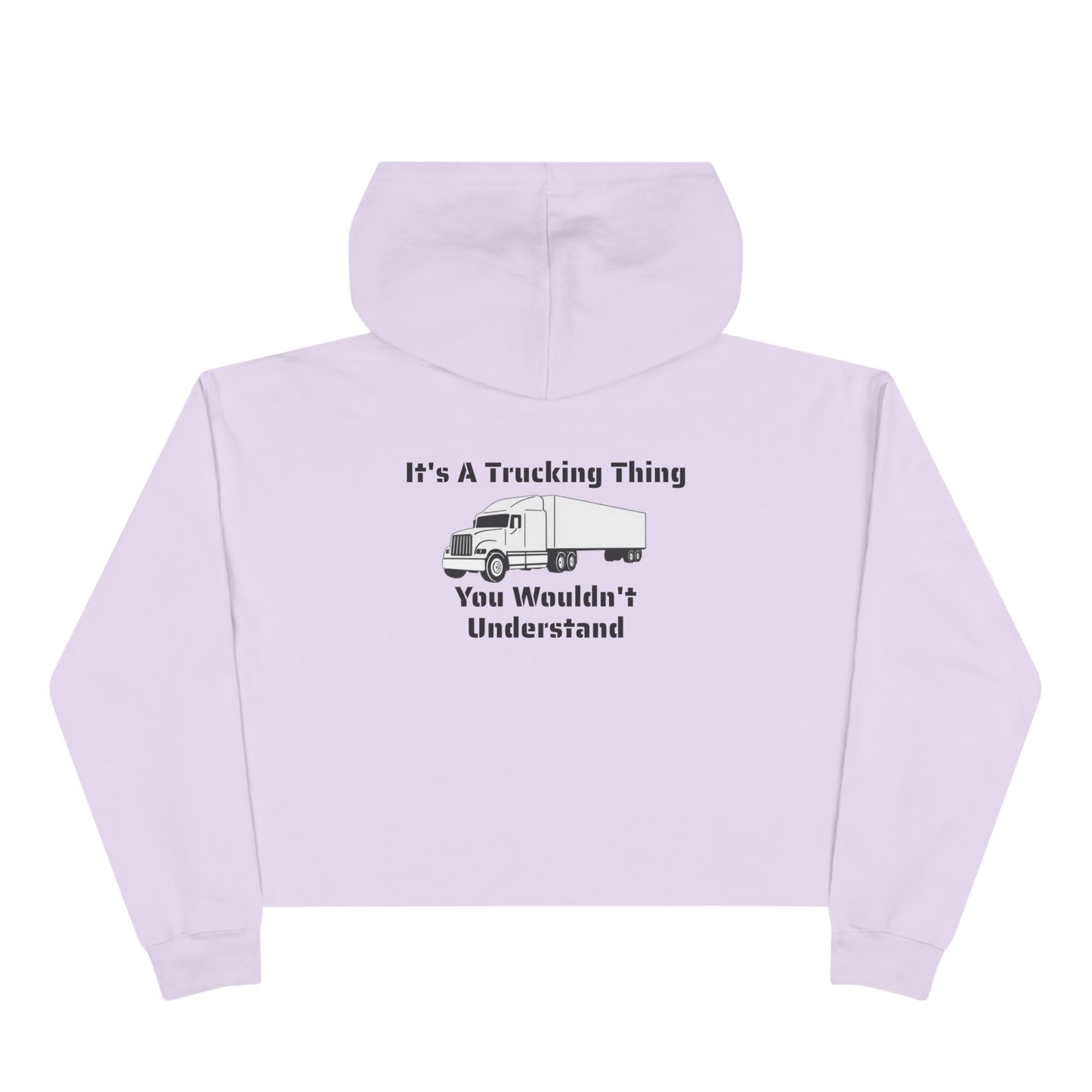 Trucking Thing Women's Crop Hoodie