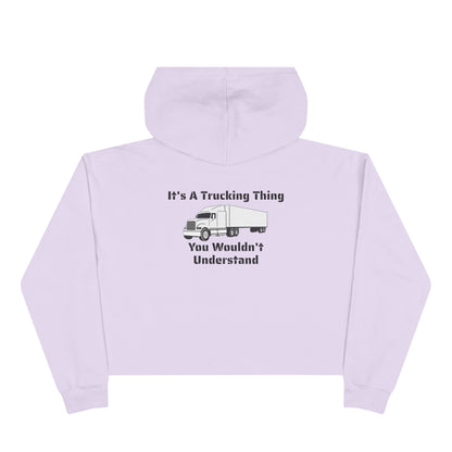 Trucking Thing Women's Crop Hoodie