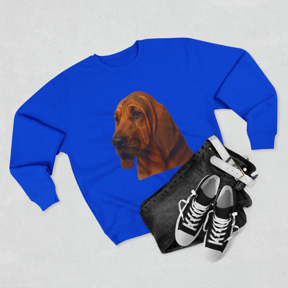 Bloodhound Head Unisex Crewneck Sweatshirt