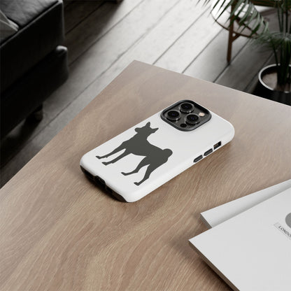 Basenji Silhouette iPhone Case