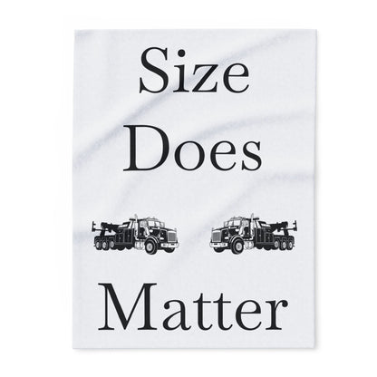 Size Does Matter Arctic Fleece Blanket