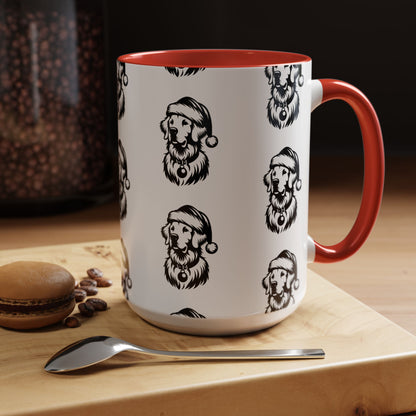 Santa Paws Golden 2-Tone Coffee Mug