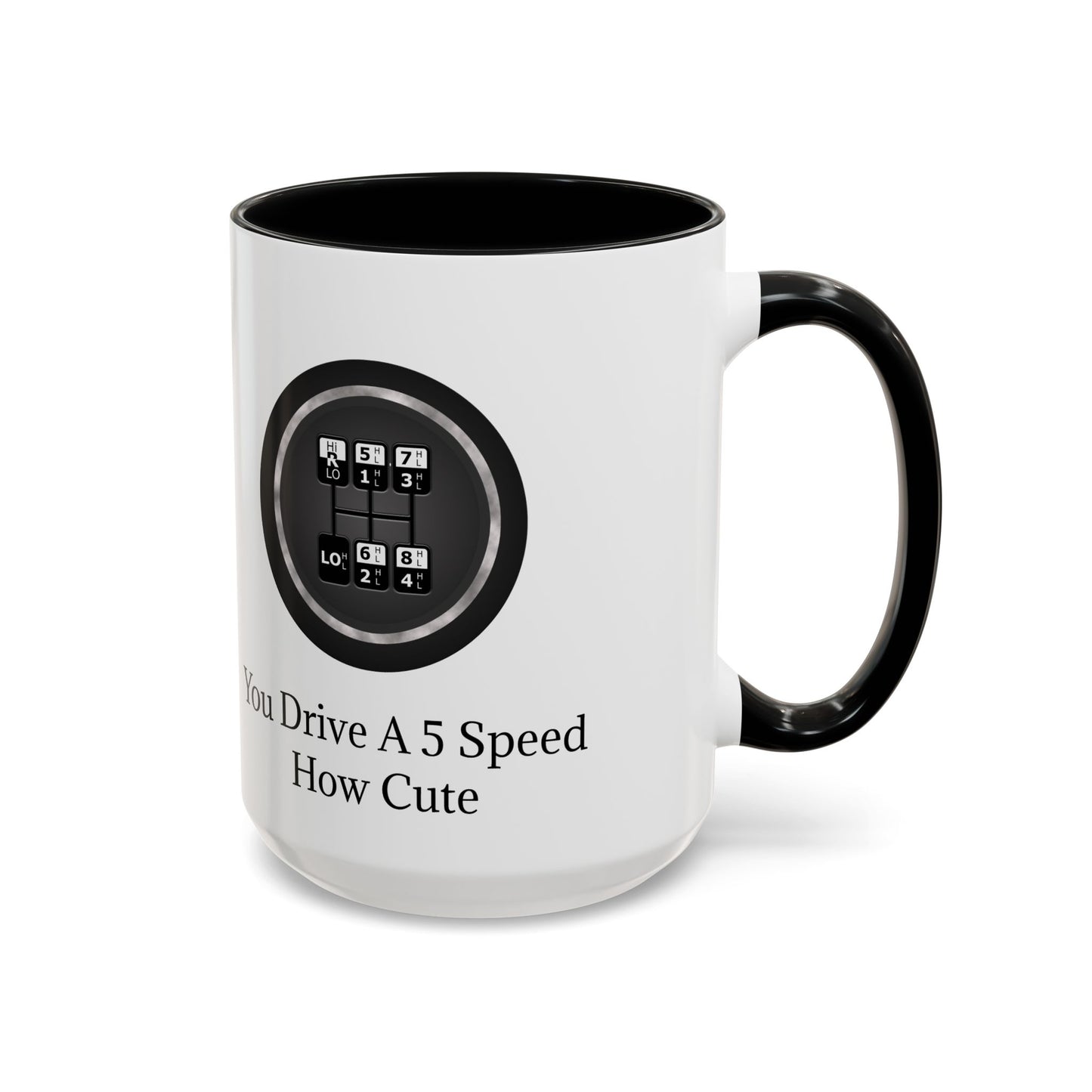 5 Speed How Cute 2-Tone Coffee Mug