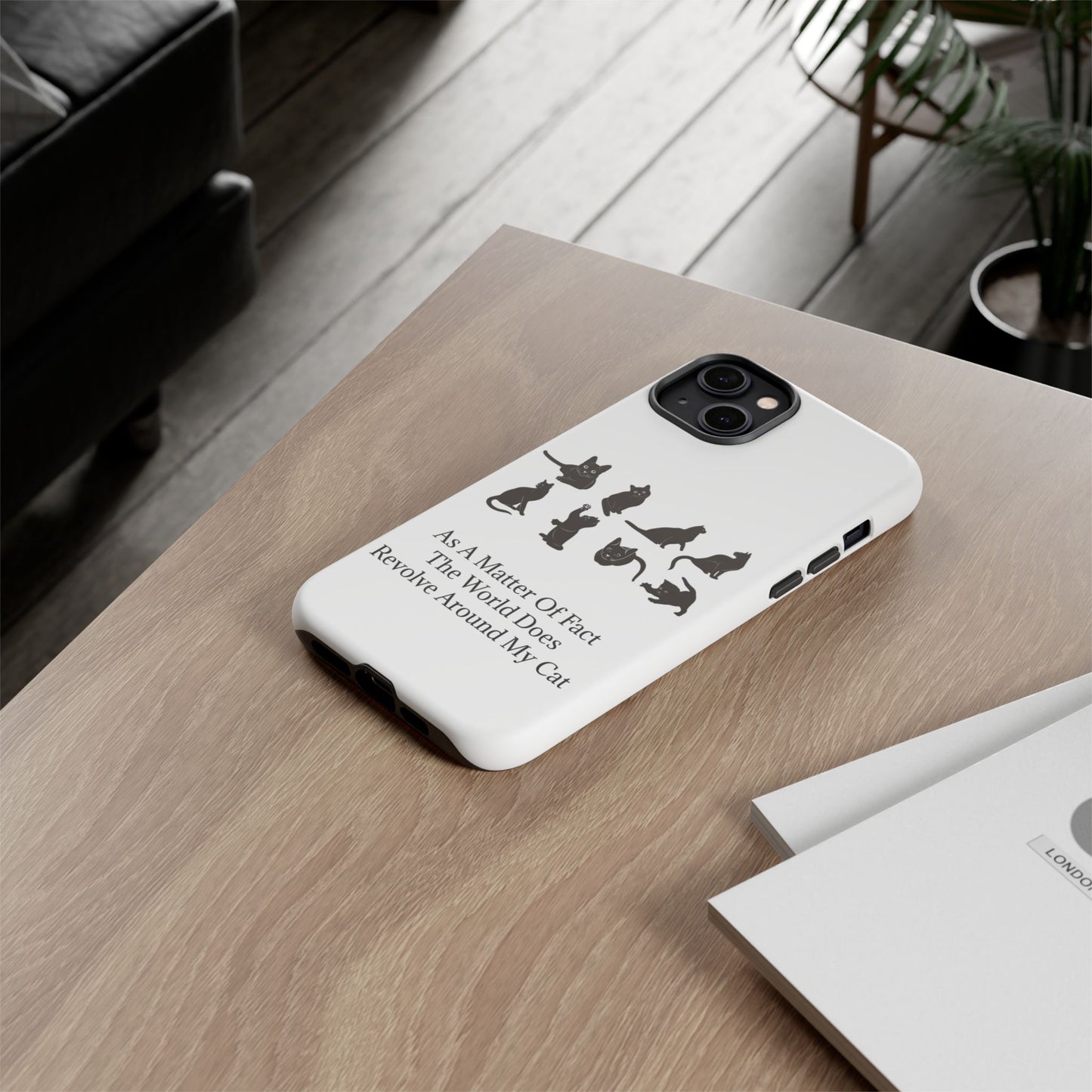 Matter Of Fact Cat iPhone Case