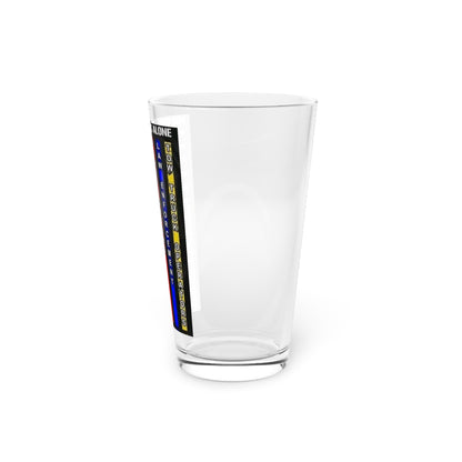 No One Fights Alone Drinking Glass