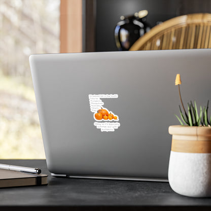 Fall In The South Vinyl Decal