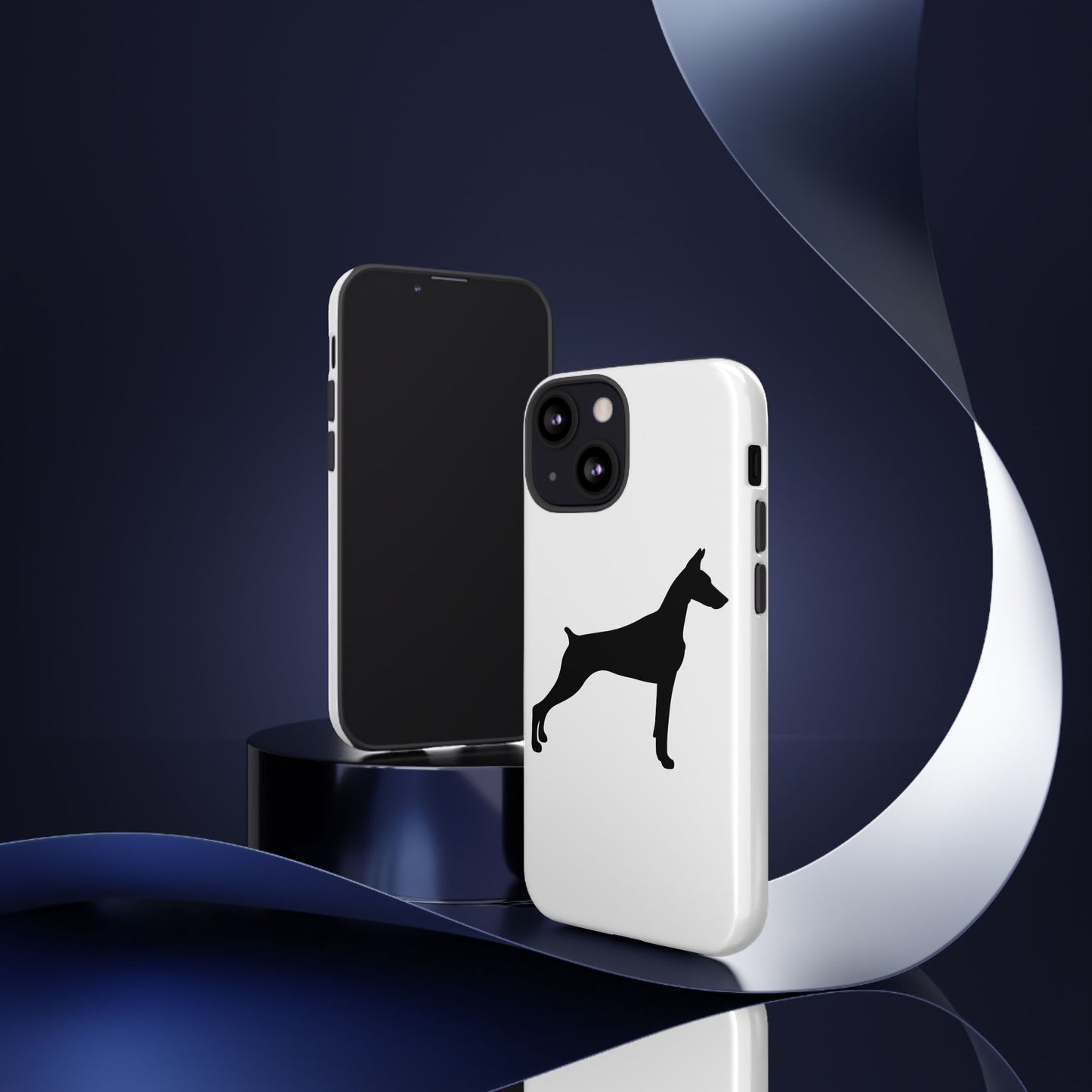 Doberman Silhouette iPhone Case