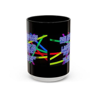 Glow Sticks 2-Tone Coffee Mug