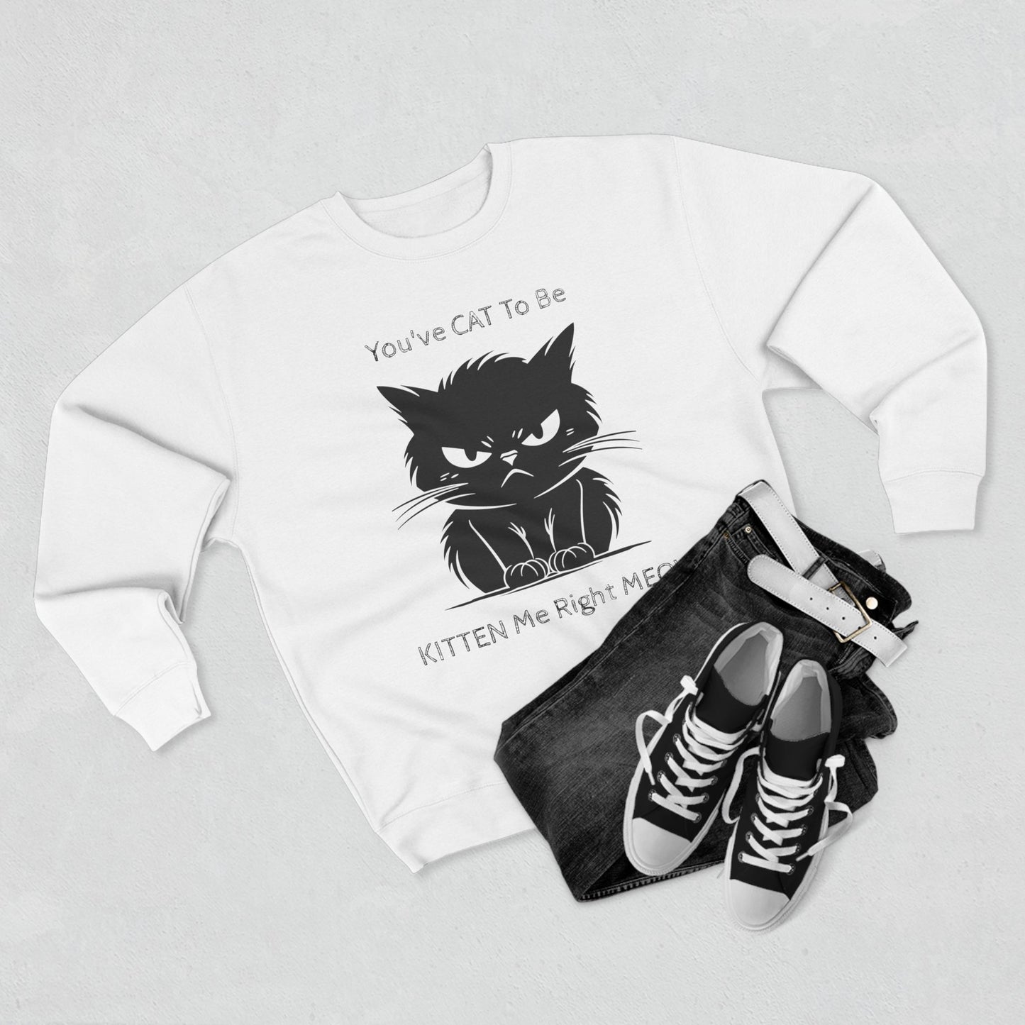 Kitten Me Unisex Crewneck Sweatshirt