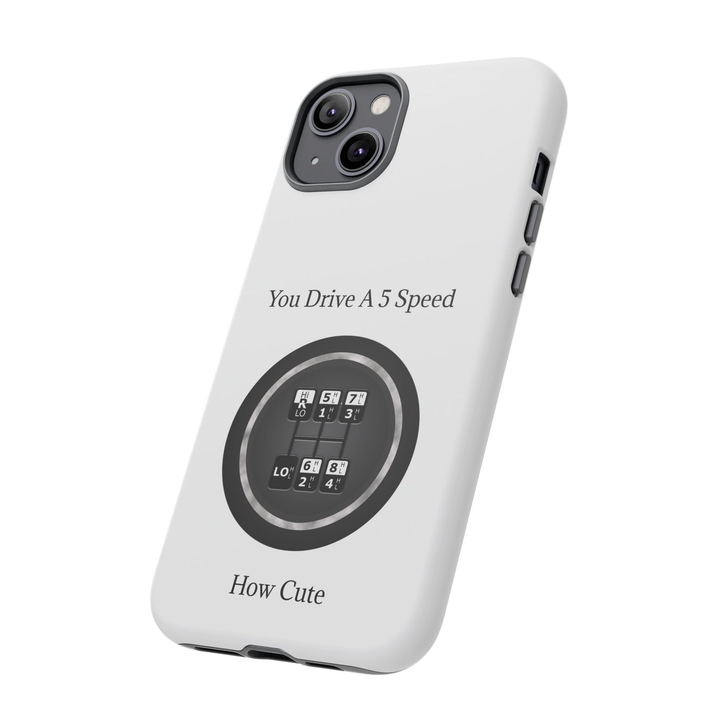 5 Speed How Cute iPhone Case