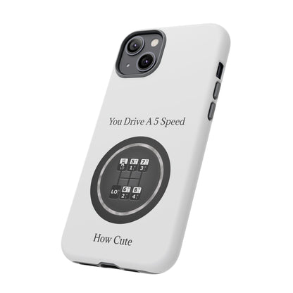 5 Speed How Cute iPhone Case