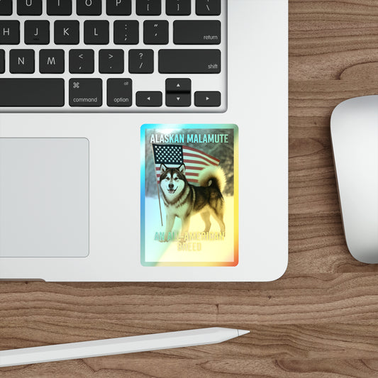 All-American Breed Holographic Sticker