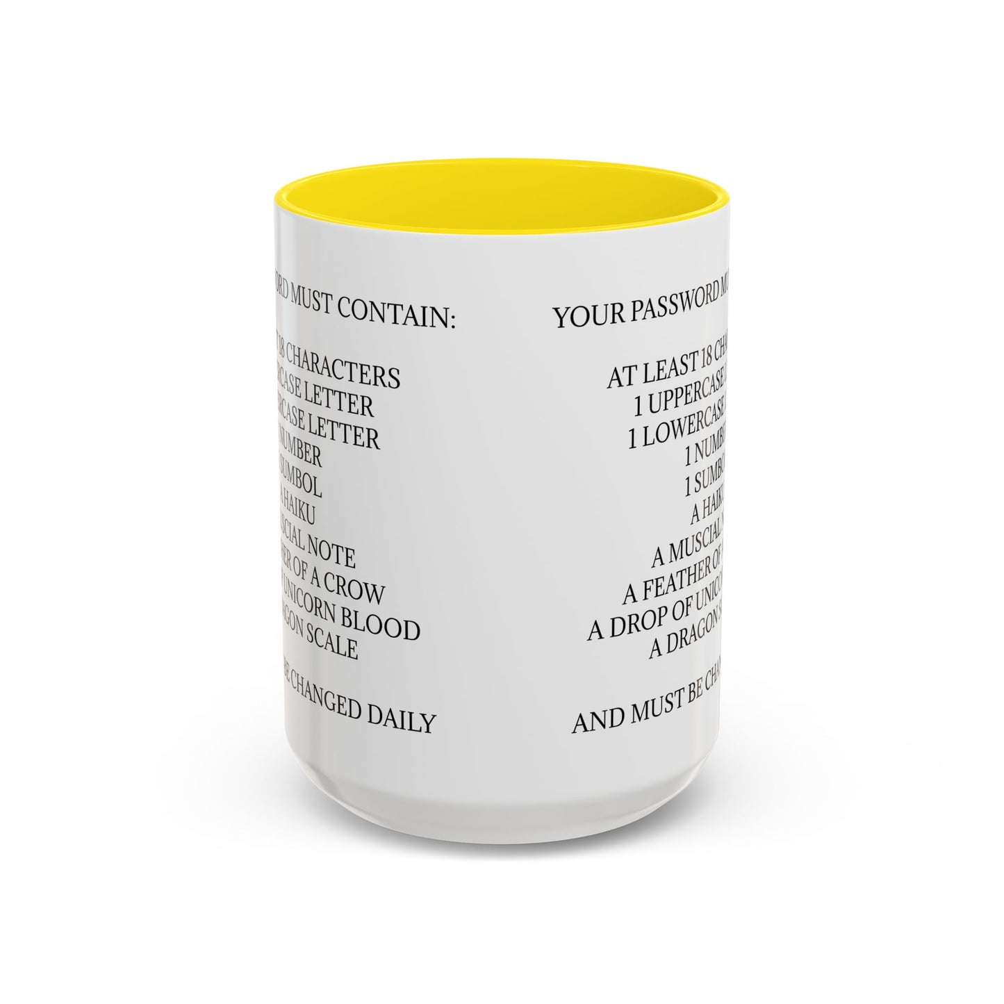 Password 2-Tone Coffee Mug