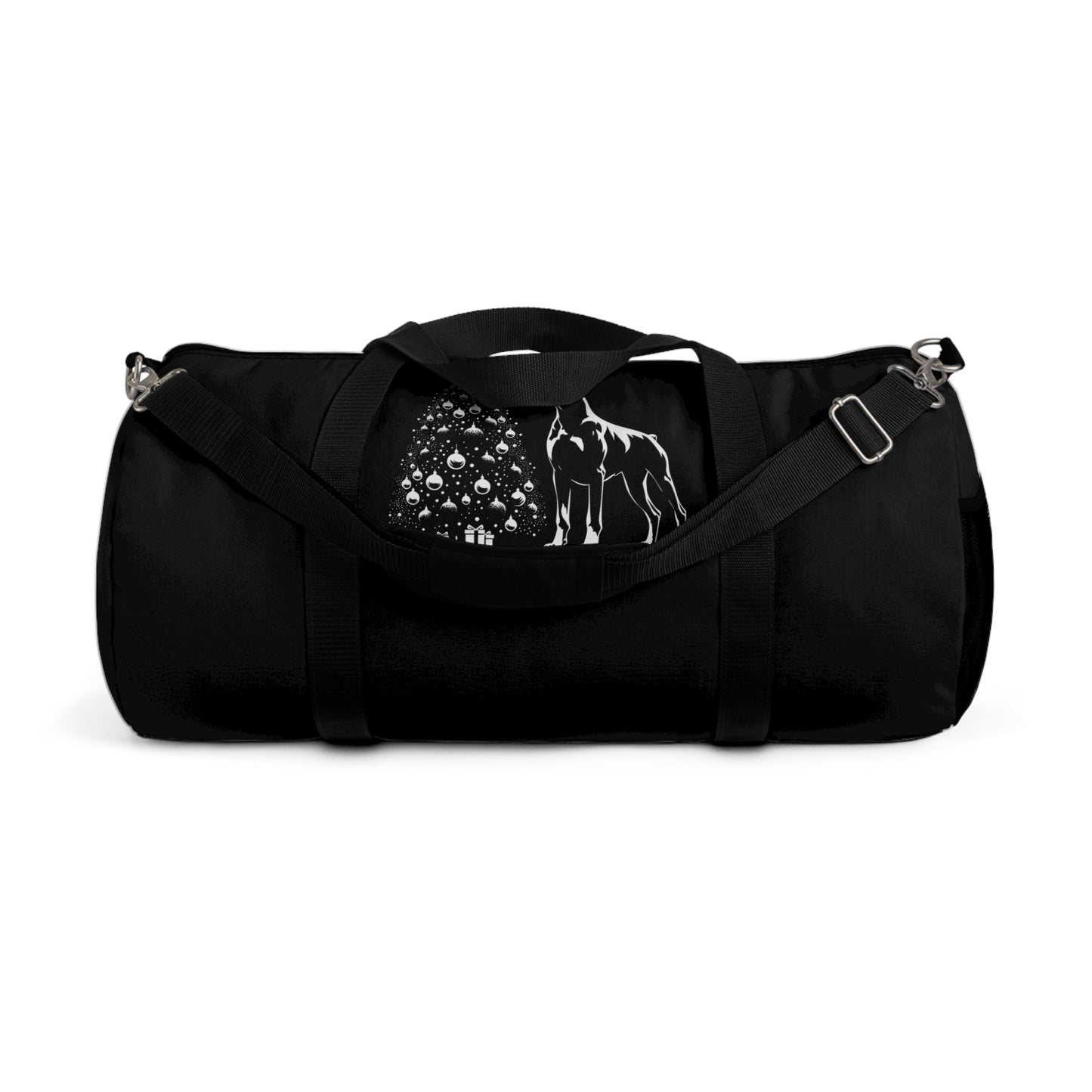 Doberman Christmas Tree Duffel Bag